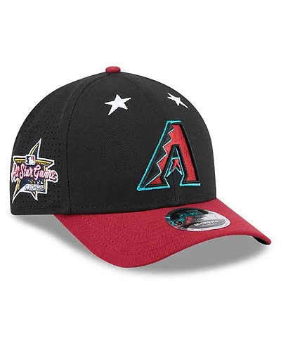 New Era Men's Black/Red Arizona Diamondbacks 2025 Mlb All-Star Game 9FORTY M-Crown Adjustable Hat