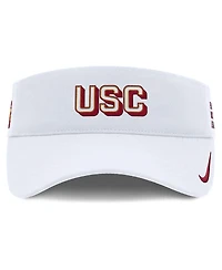 Nike Men's White Usc Trojans 2025 On-Field Gameday Performance Ace Adjustable Visor Hat