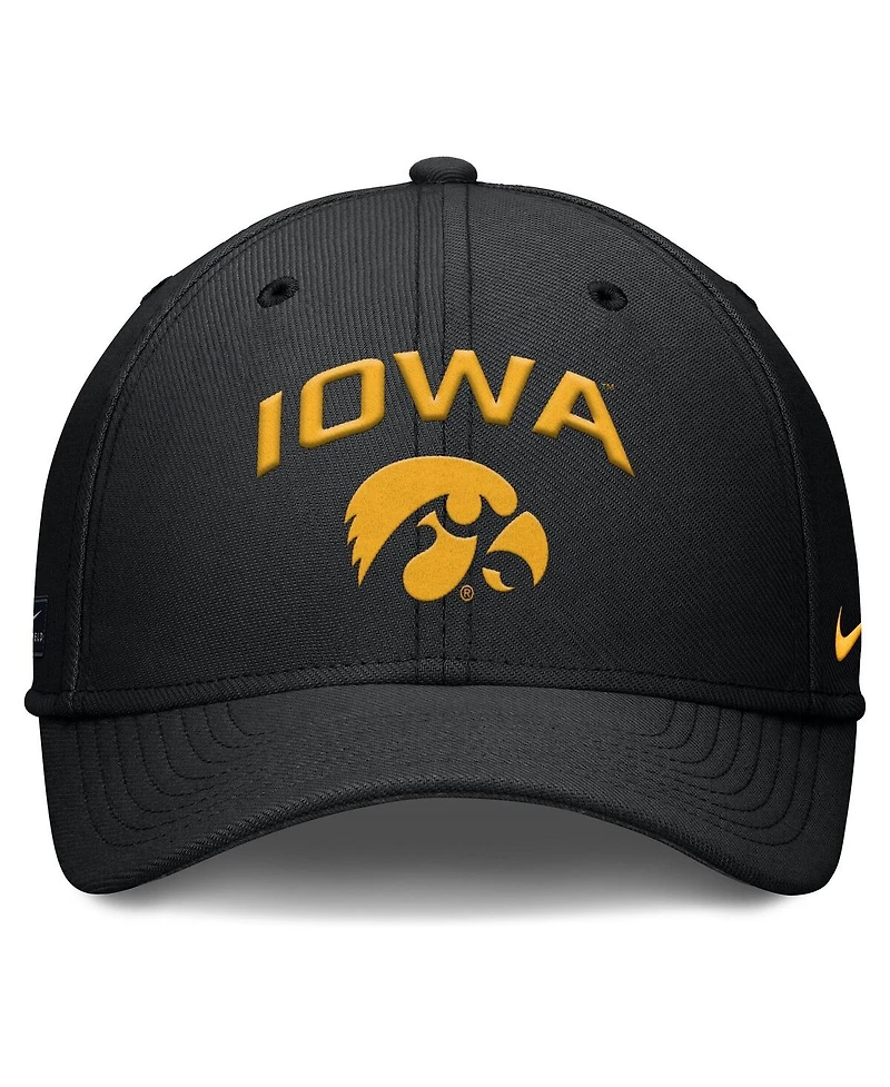 Nike Men's Iowa Hawkeyes 2025 On-Field Rise Performance Flex Hat
