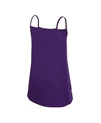 Colosseum Big Girls Purple Lsu Tigers Brook Tank Dress