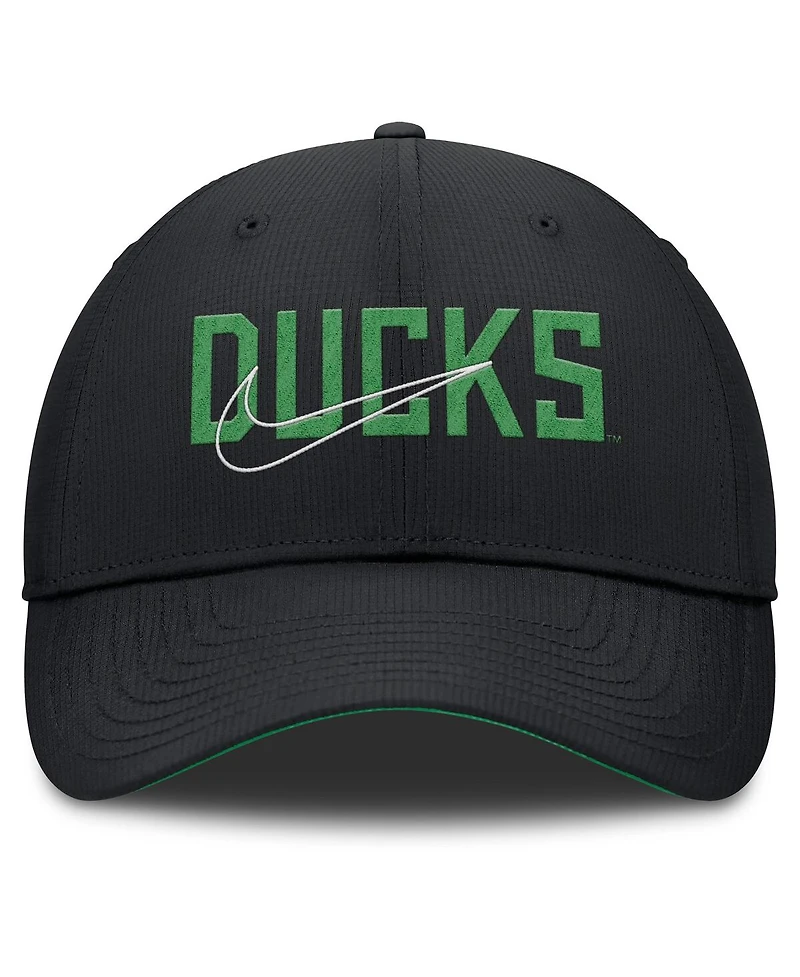 Nike Men's Black Oregon Ducks Club Prep Performance Adjustable Hat