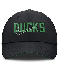 Nike Men's Black Oregon Ducks Club Prep Performance Adjustable Hat