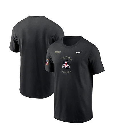 Nike Men's Black Arizona Wildcats 2025 Military Appreciation Performance T-Shirt