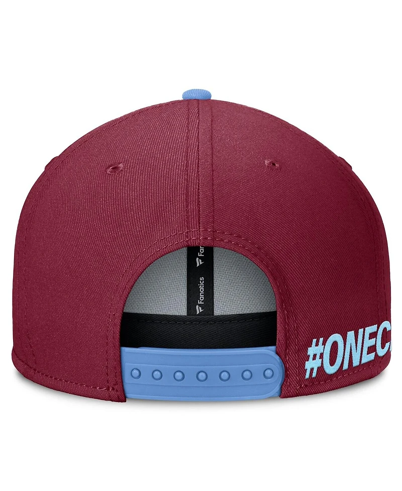 Fanatics Men's Burgundy Colorado Rapids Sitter Snapback Hat