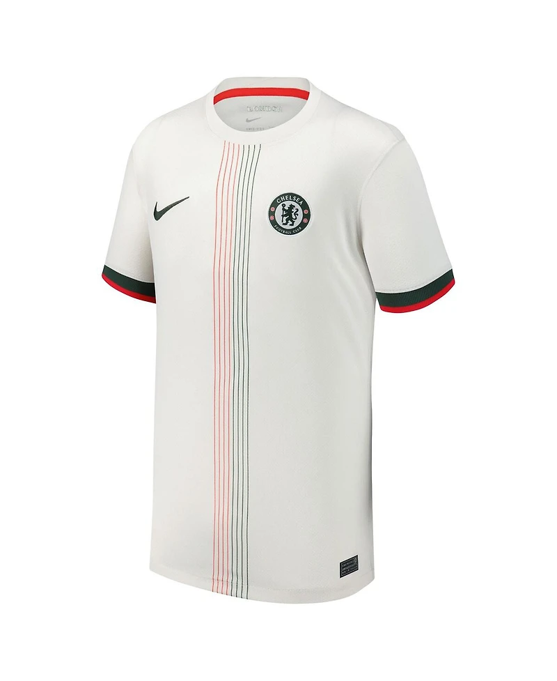 Nike Big Boys and Girls Cream Chelsea 2025/26 Away Replica Jersey