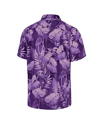 Tommy Bahama Men's Purple Lsu Tigers Coast Nuevo Fronds Button-Up Shirt