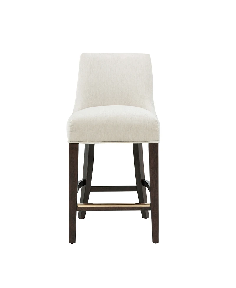 Manhattan Comfort Beever 38.4" Chenille Upholstered Counter Stool