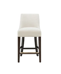 Manhattan Comfort Beever 38.4" Chenille Upholstered Counter Stool