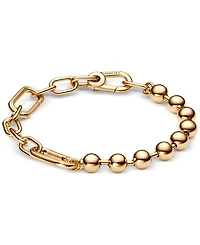 Pandora Me 14k Gold-Plated Bead and Link Bracelet