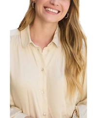 Lily and Lionel London Women's Marrianne Peter Pan Collar Shirt