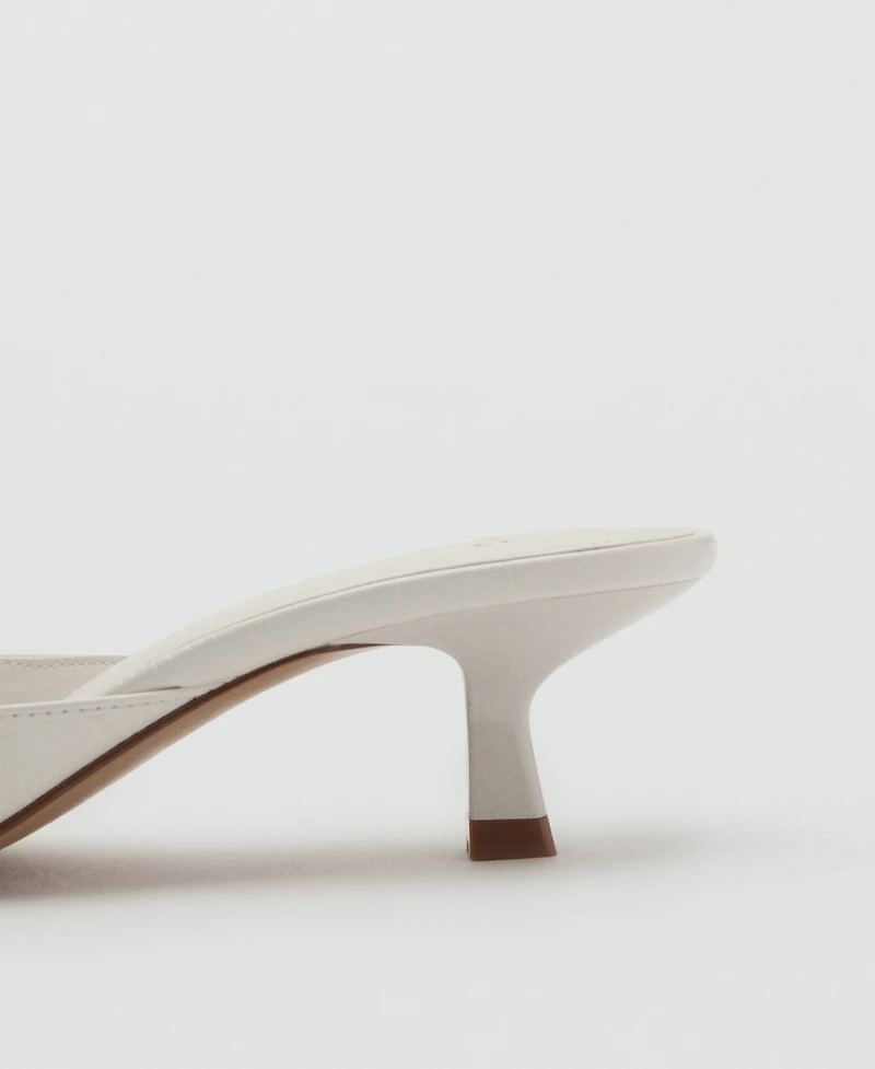 Mango Women's Kitten Heel Sandals