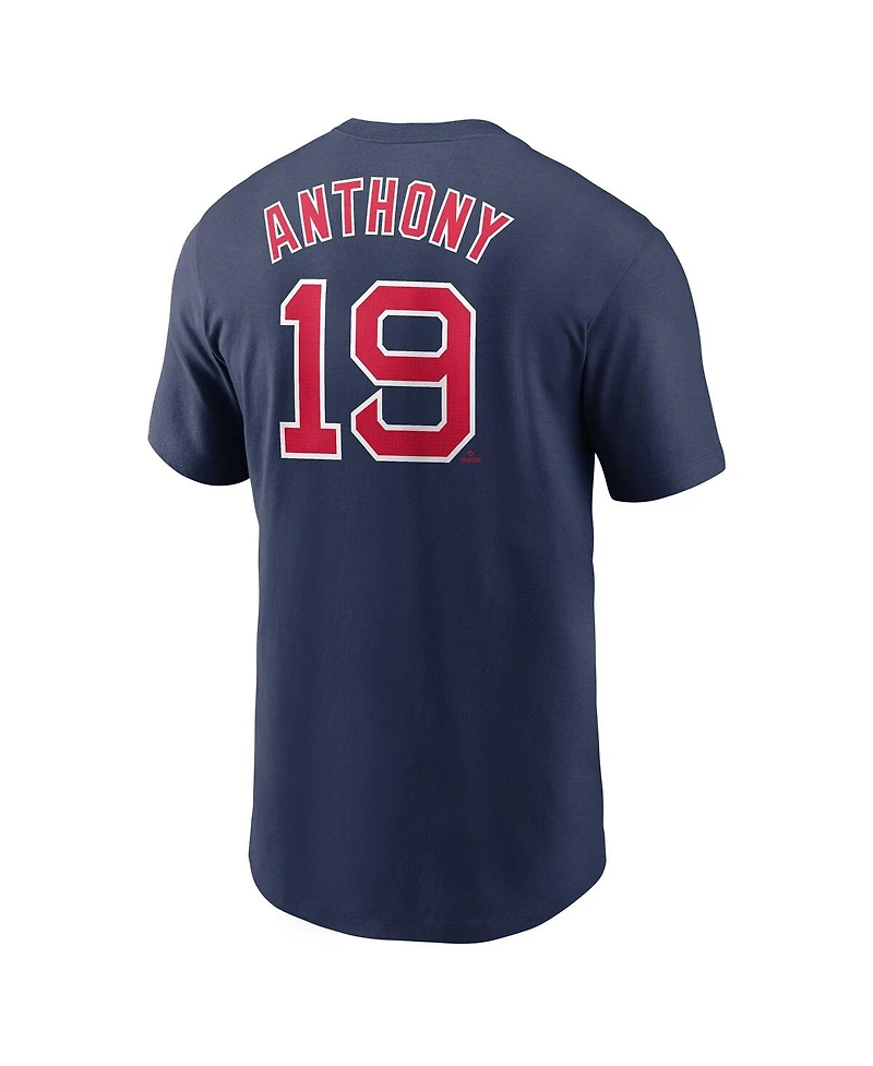 Nike Men's Roman Anthony Navy Boston Red Sox Fuse Name Number T-Shirt