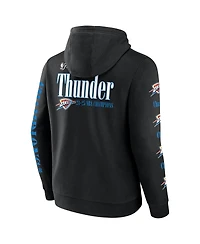 Fanatics Men's Black Oklahoma City Thunder 2025 Nba Finals Champions Open Shot Pullover Hoodie