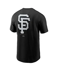 Nike Men's Black San Francisco Giants Lights Out Bar Loading T-Shirt