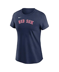 Nike Women's Jarren Duran Navy Boston Red Sox Fuse Name Number T-Shirt