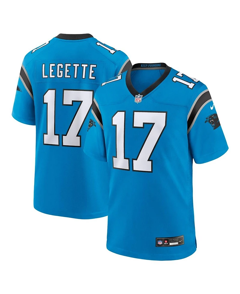Nike Men's Xavier Legette Blue Carolina Panthers Alternate Game Jersey