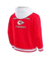 Darius Rucker Collection by Fanatics Men's Red Kansas City Chiefs Full-Snap Hoodie Jacket