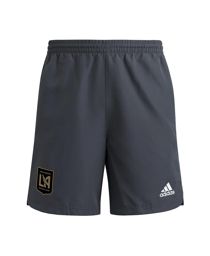 Adidas Men's Gray Lafc 2025 Travel Shorts