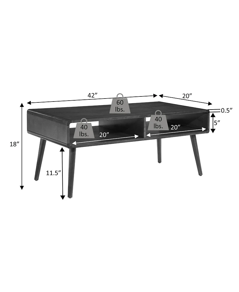 Napa Coffee Table with Shelf