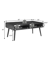Napa Coffee Table with Shelf