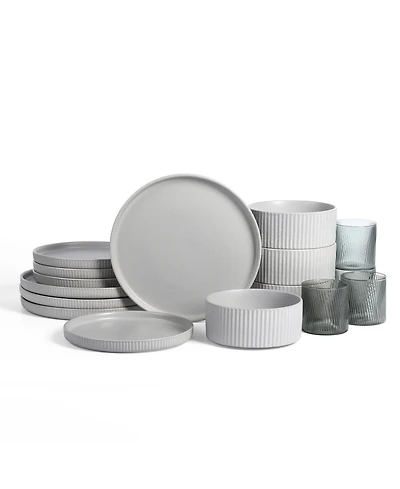 Stone Lain Haven Pc. Dinnerware & Glassware Set