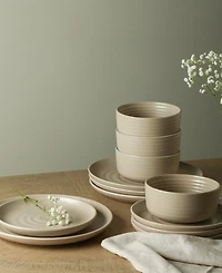 Earth & Clay Ion 12 Pc. Dinnerware Set, Service for 4