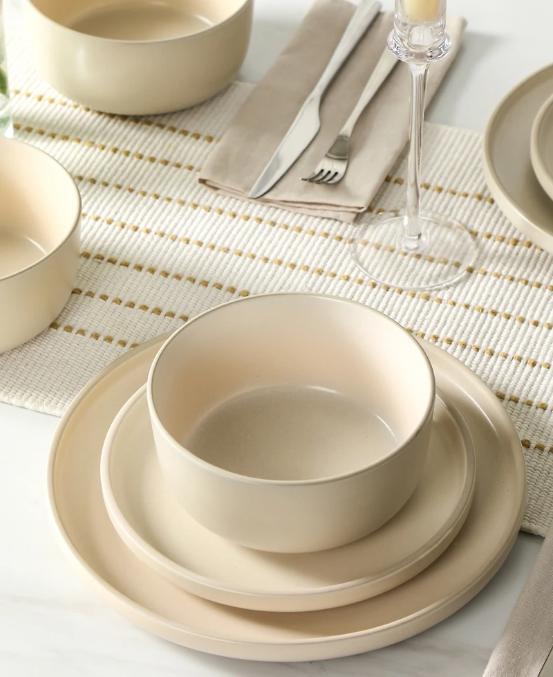 Earth & Clay Amber 24 Pc. Dinnerware Set, Service for 8