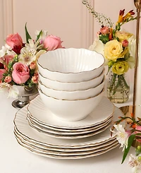 Christian Siriano Zinnia 24 Pc. Dinnerware Set, Service for 8