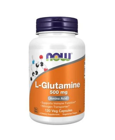 Now Foods L Glutamine 500 Mg 120 Caps