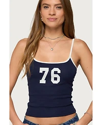 Edikted Women's 76 Contrast Tank Top