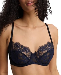 Skarlett Blue Women's Entice Lace Full Coverage Underwire Bra