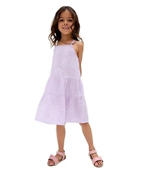 Raffya Kids Little Girls Camilla Tiered Lace Insert Dress