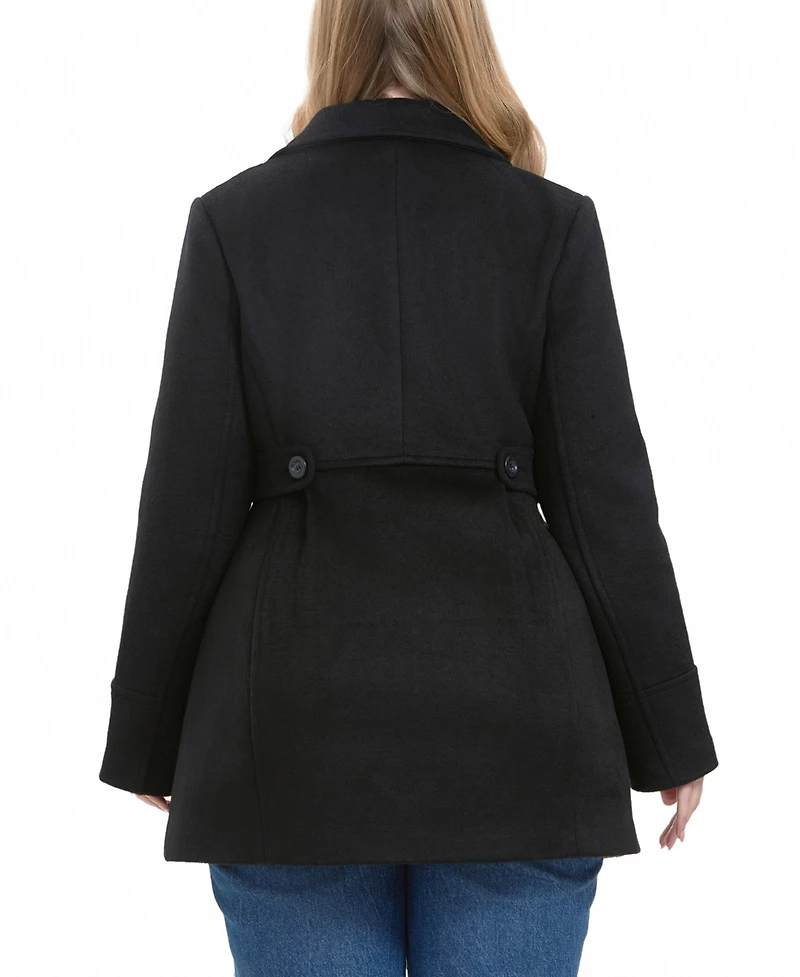 Bgsd Plus Riley Wool Blend Pea Coat