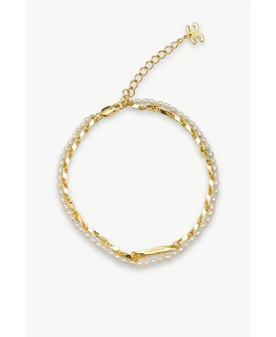Classicharms Madison Layered Freshwater Pearl Anklet