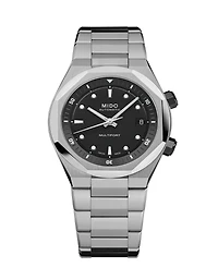 Mido Unisex Multifort 8 Black Swiss Automatic Watch, 40mm