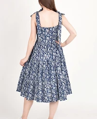 Raas Women's Tiered Midi Dress