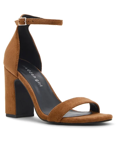 Madden Girl Sasha Two-Piece Block-Heel Dress Sandals