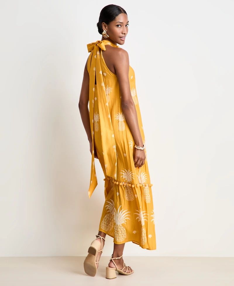 Women's Pineapple-Print Maxi Dress, Macy's Exclusive - On 34th | Alix Friedberg Capsule Collection
