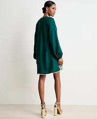Women's Embroidered A-Line Dress, Macy's Exclusive - On 34th | Alix Friedberg Capsule Collection