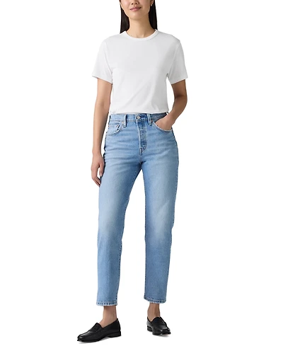 Levi's Women's 501 Original-Fit Cropped Straight-Leg Jeans