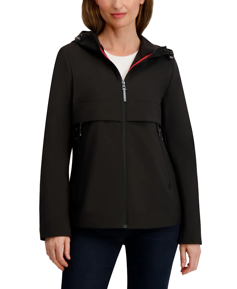 Nautica Women's Hooded Softshell Coat