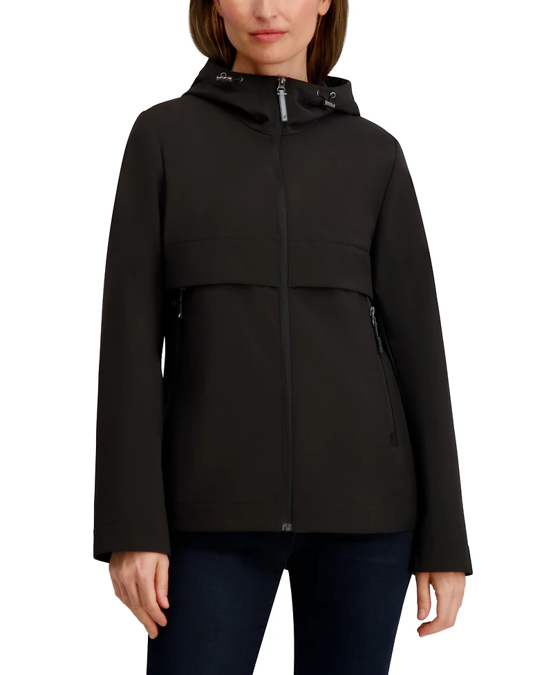 Nautica Women's Hooded Softshell Coat
