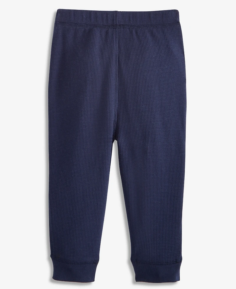 First Impressions Baby Boys Solid Waffle Jogger Pants, Exclusively at Macy's