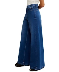 Free People Women's Kellee High Rise Palazzo Jeans