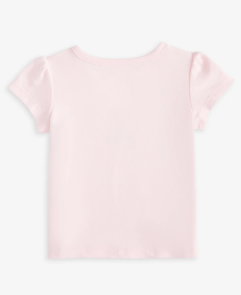 First Impressions Baby Girls Short-Sleeve Floral Graphic T-Shirt, Exclusively at Macy's
