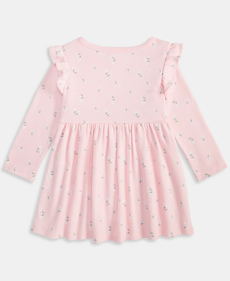 First Impressions Baby Girls Long Sleeve Ditsy Floral Print Dress