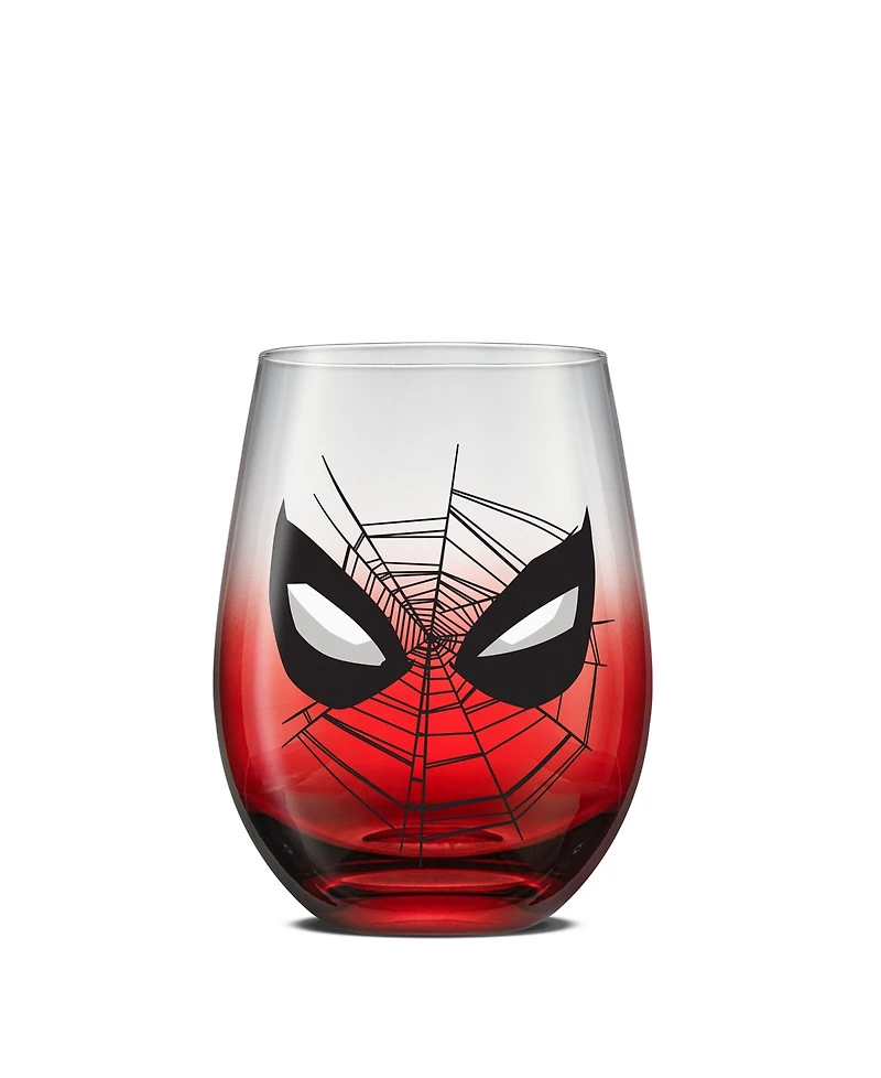 JoyJolt Spidey Sense Stemless Drinking Glasses, Set of 4