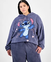 Disney Trendy Plus Stitch Fleece Pullover Hoodie