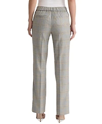 Jones New York Petite Glen Plaid Pull-On Pants