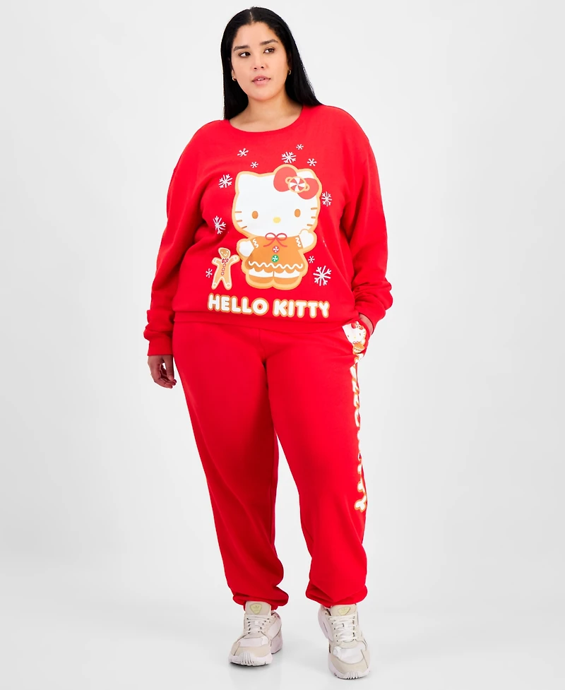 Love Tribe Trendy Plus Hello Kitty Holiday Sweatshirt